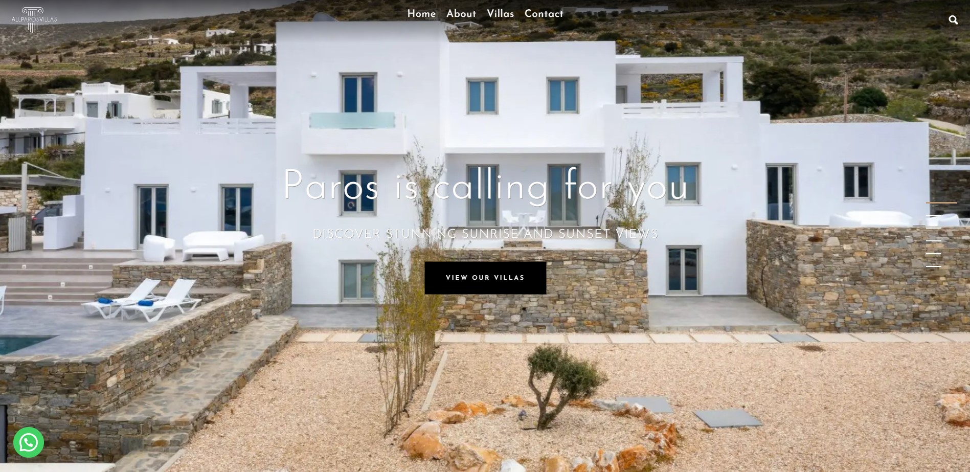Rent Luxury Villas in Paros Greece